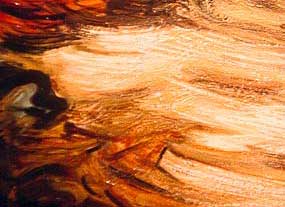 "Swept Away" Pyroxylin painting by Estaño 