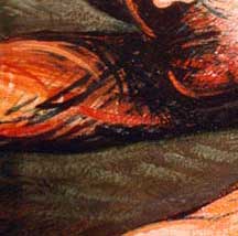 "Mars" Pyroxylin painting by Estaño 