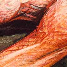 "Mars" Pyroxylin painting by Estaño 