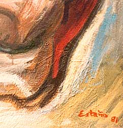 "Prometheus" Acrylic painting by Estaño 